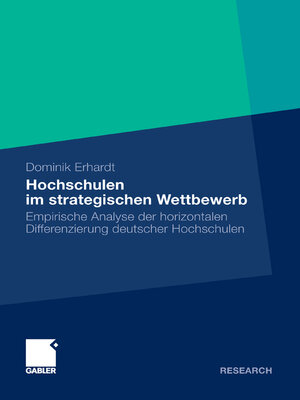 cover image of Hochschulen im strategischen Wettbewerb